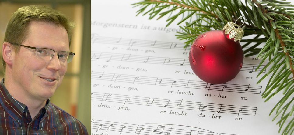 Advents- und Weihnachtslieder verzaubern jedes Jahr die Menschen. Kirchenmusiker Peter Wingrich (li.) aus Cottbus (Foto: Annelie Goethe) verrät, welches Geheimnis hinter diesem Erfolg liegt. Foto rechts: eyetronic/fotolia.com