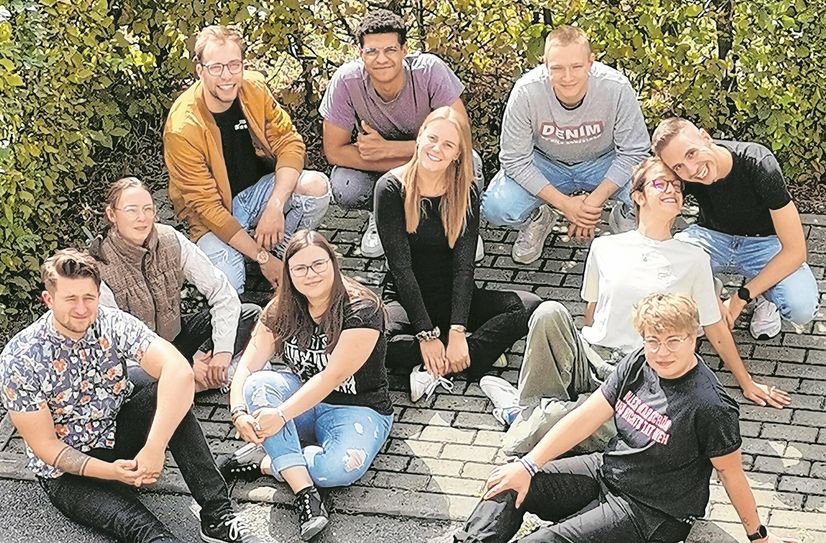 Ausbildungsbörse als Praxistest für die Landesfachklasse der Veranstaltungskaufleute V20b des 3. Lehrjahres am Beruflichen Schulzentrum für Technik und Wirtschaft Riesa.