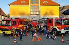 Die Jugendfeuerwehr von Pirna-Copitz.