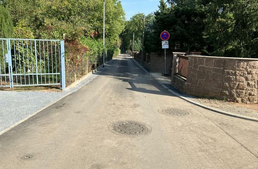 Auch der Buchholzweg ist fertig.