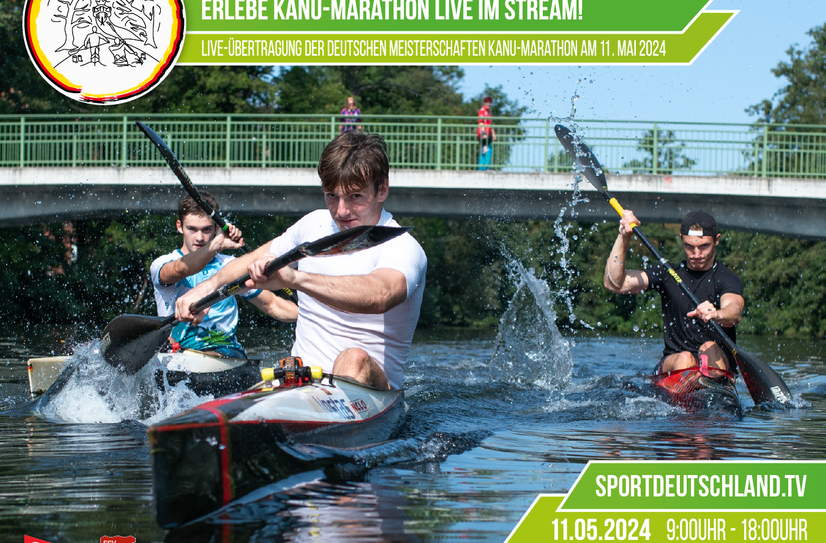Deutsche Meisterschaften im Kanu-Marathon erstmals mit Livestream.