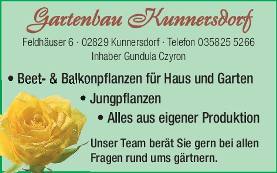 Gartenbau Kunnersdorf