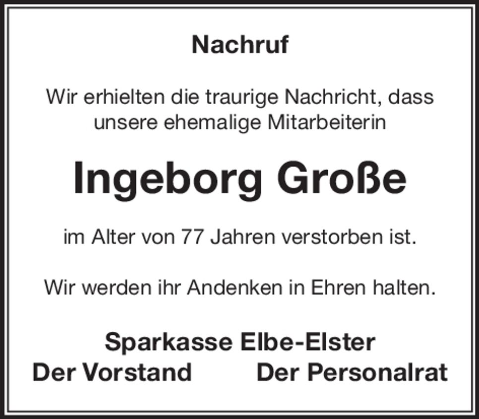 SPK NR Ingeborg Große