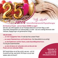 Jubiläum 25 Jahre