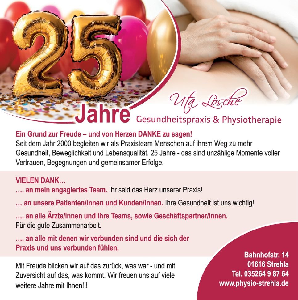 Jubiläum 25 Jahre