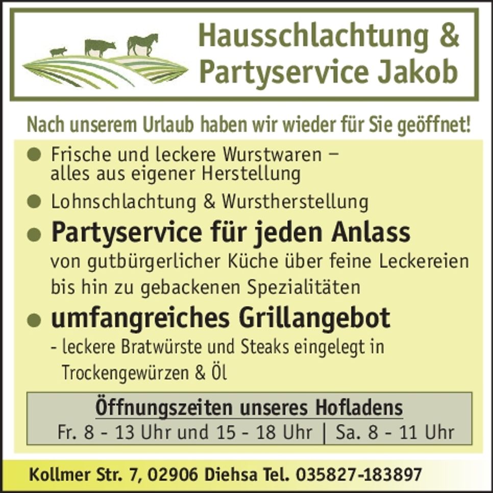 Landwirtschaftsbetrieb Jakob