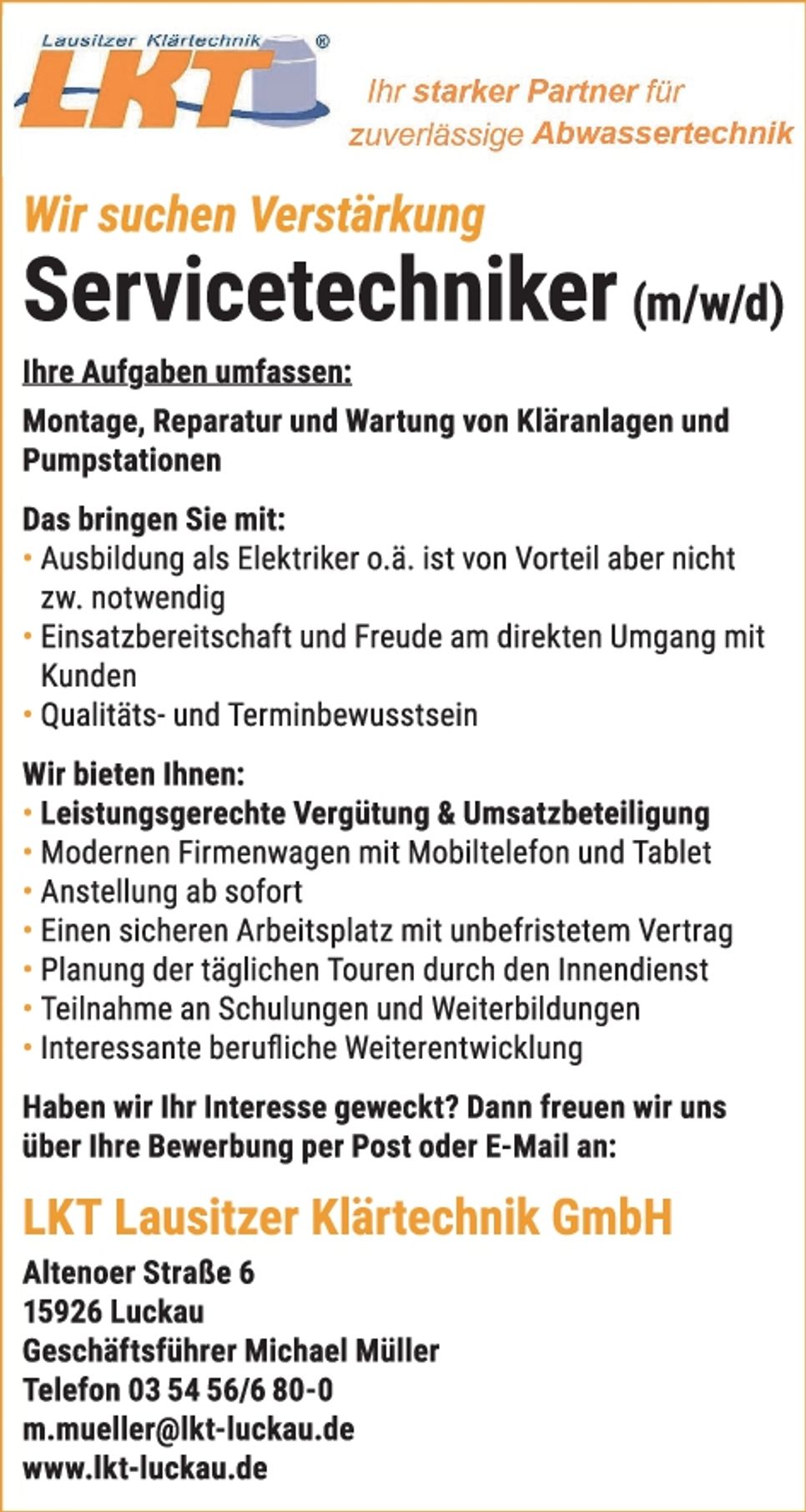 LKT Lausitz Klärtechnik