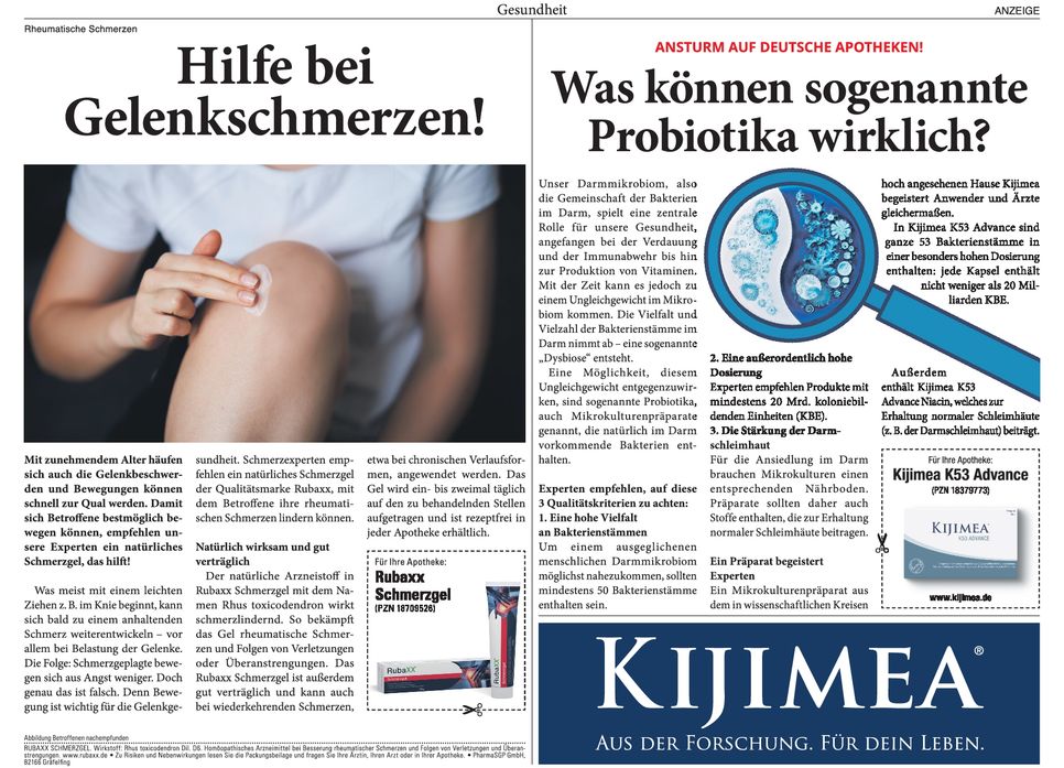 Pharma SGP GmbH-1/2 Seite Rubaxx