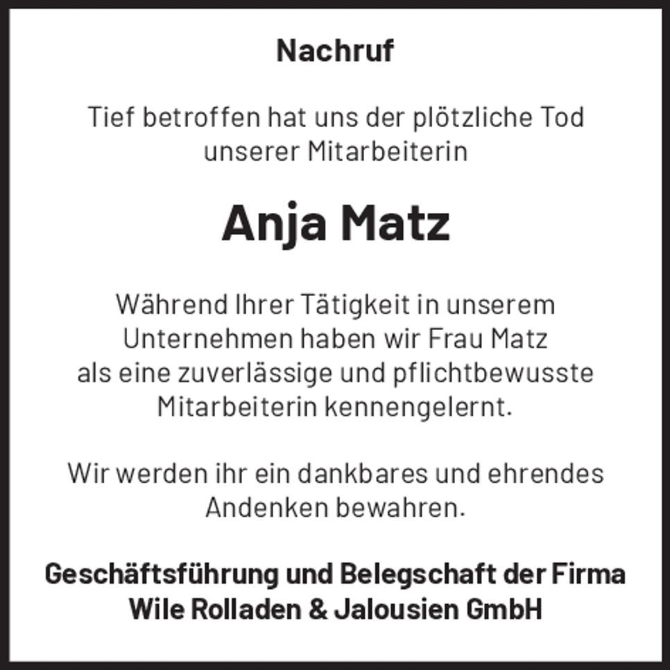 NR Anja Matz