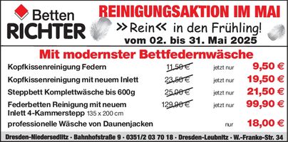 Reinigungsaktion im Mai