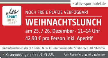 Aktivhotel Weihnachtslunch