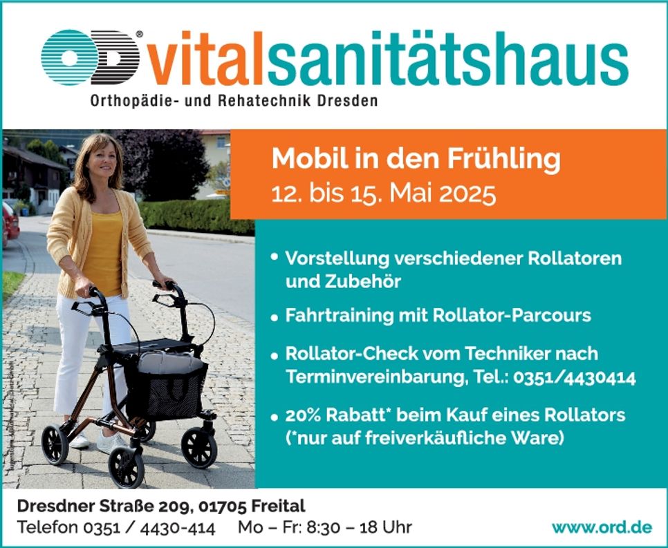 Aktionstage Rollator Freital 12.-15.05.