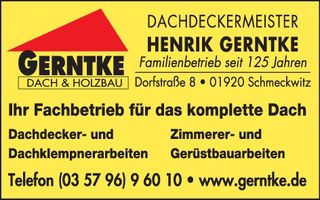 Gerntke Dach & Holzbau "800 Jahre"