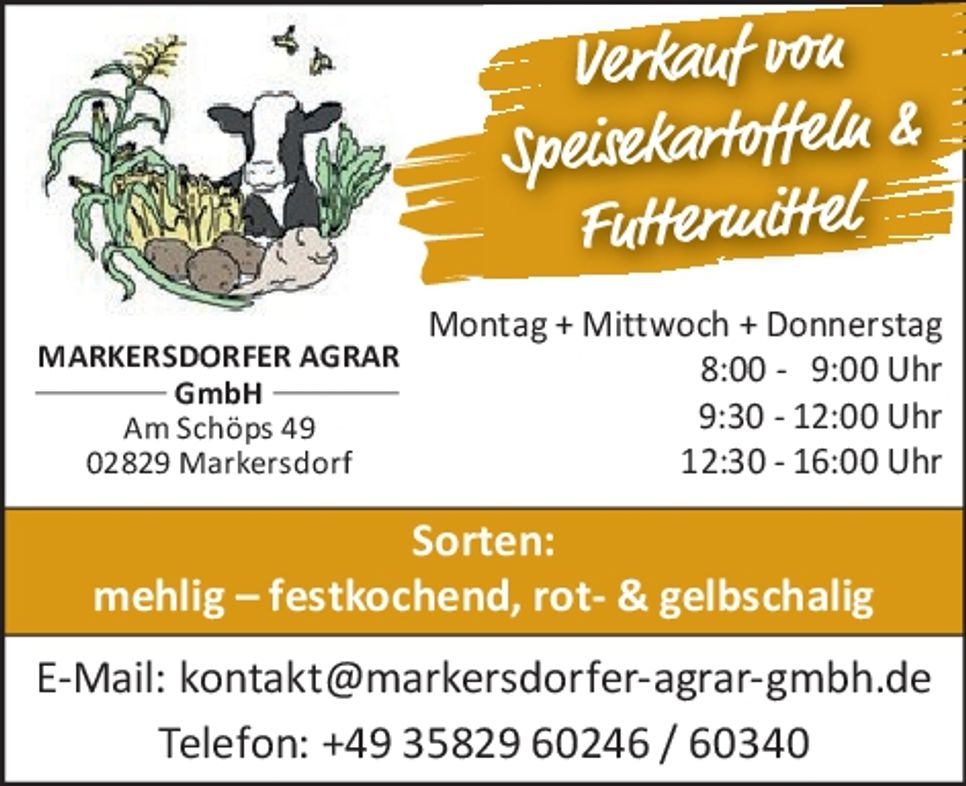 Agrarbetrieb Markersdorf/Kartoffelverk.