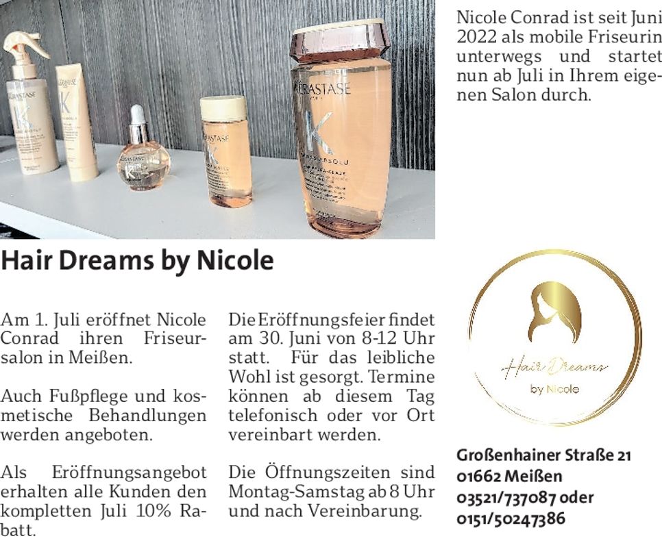 Eröffnung Hairdreams