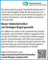 Pächter für Imbiss gesucht