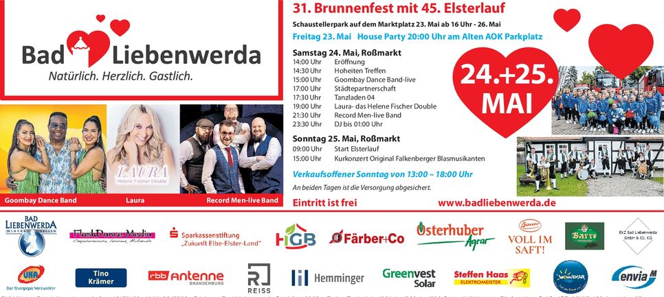 Bad Liebenwerda Stadtfest 2025 