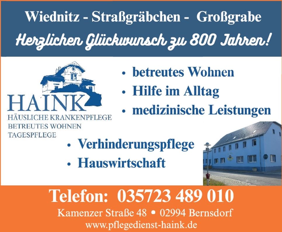 WG - Tagespflege Haink 800 Jahre 