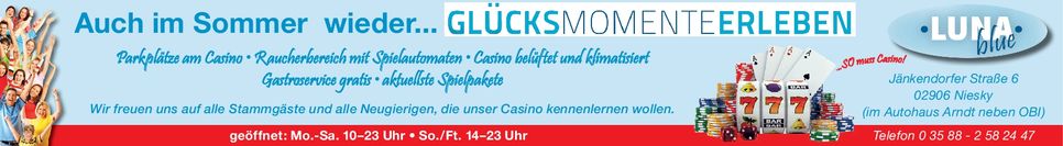 Casino LUNA blue