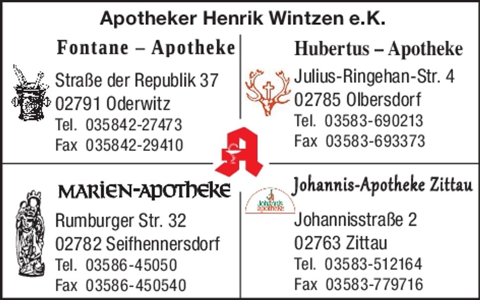 Fontane/Marien/Hubertusapotheke