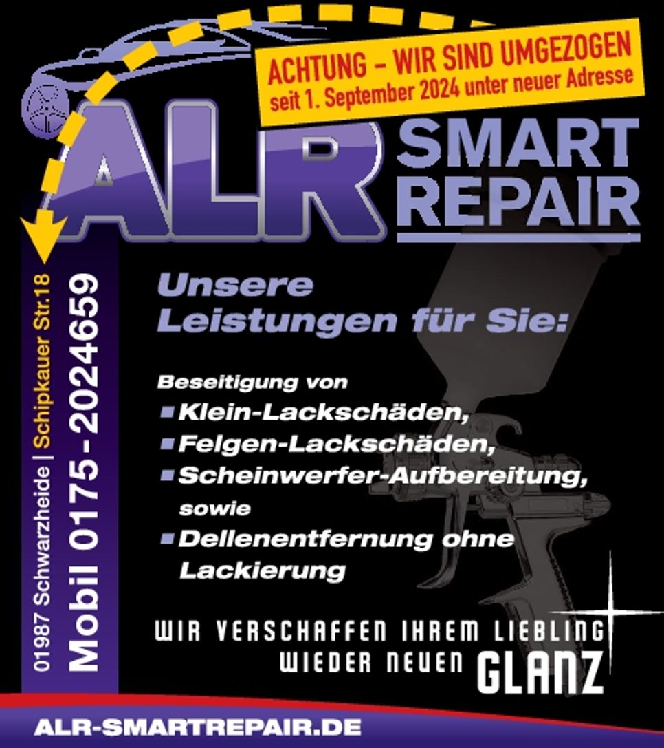 ALR Smart Repair - neuer Standort