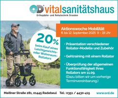 Aktionstage Rollator Radebeul 08.-12.09.