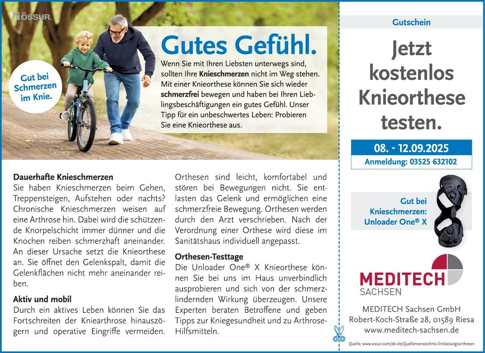 Orthesentestwoche SH Riesa 08.-12.09.25