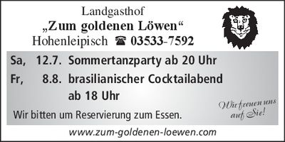 Krausch - Gaststätte Goldener Löwe
