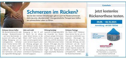 Orthesentestwoche SH Pirna 29.-02.10.25