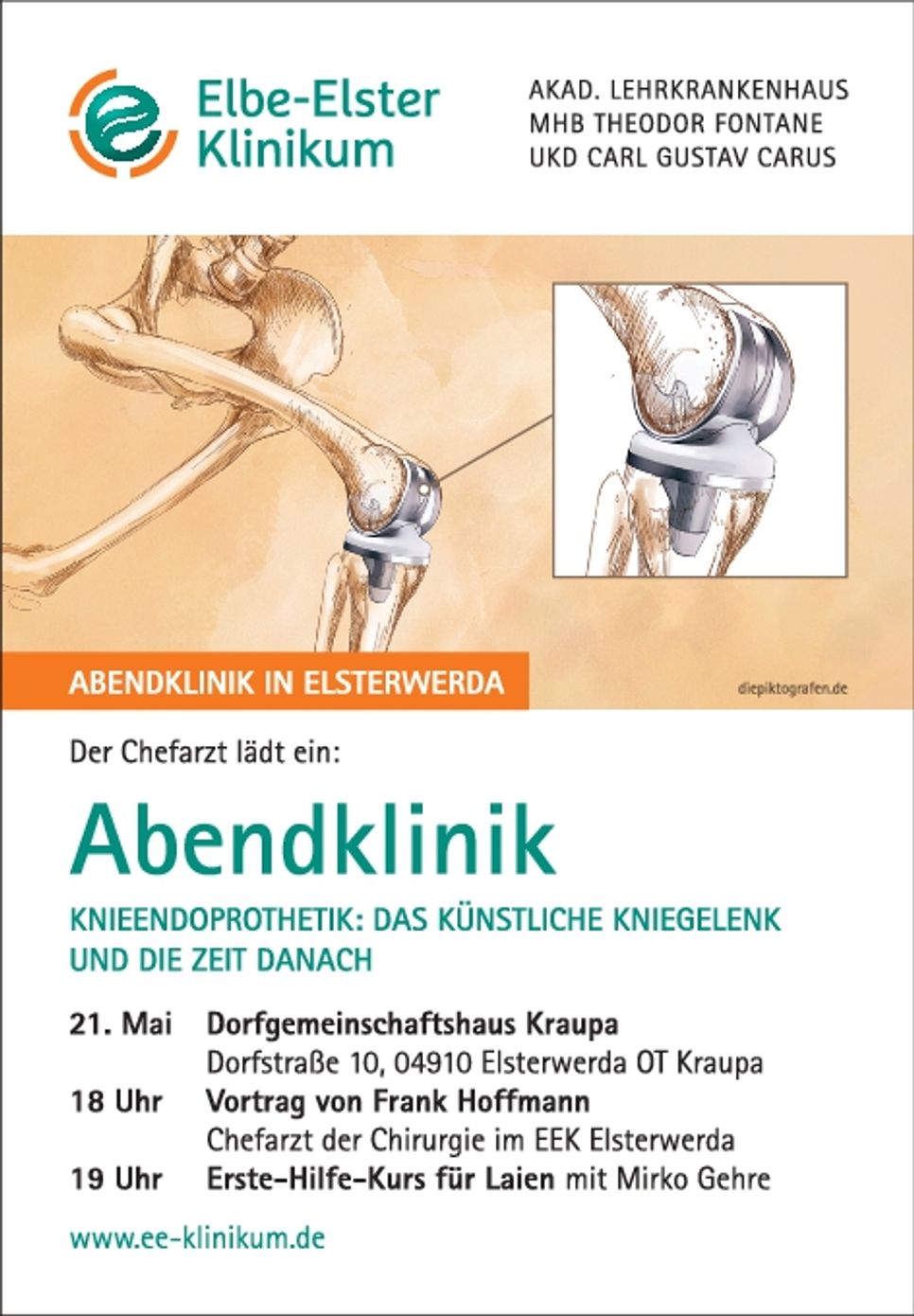 EEK Abendklinik HÜFTENDOPROTHETIK