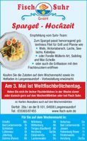 Spargel und Lachs Fisch Suhr