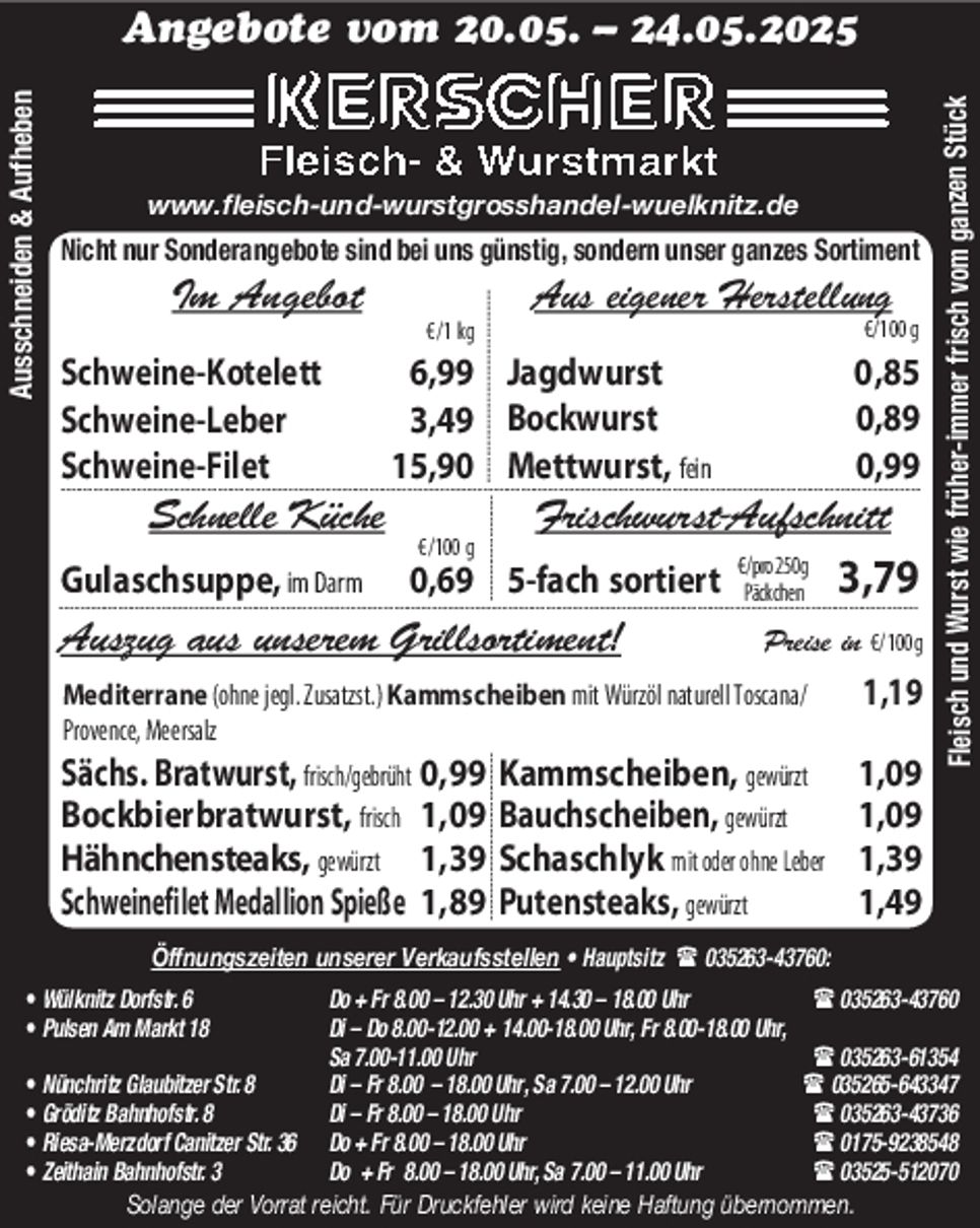 Fleisch- & Wurstmarkt