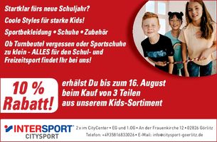 IntersportCity Sport/Schulanfang/Görlitz