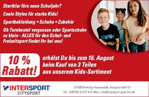 IntersportCity Sport/Schulanfang/Hauswal