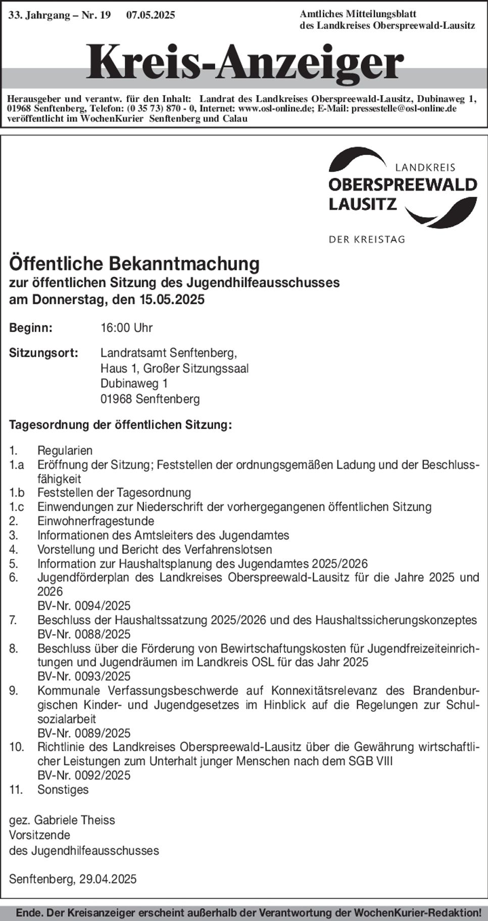 Kreisanzeiger