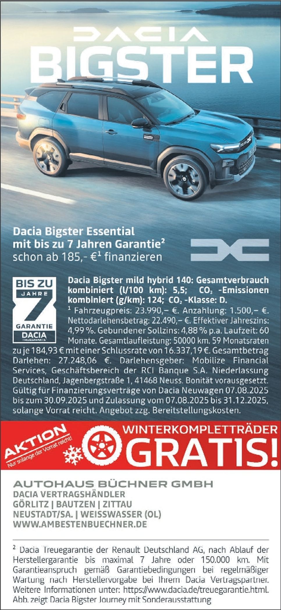 Autohaus Büchner/Dacia Bigster