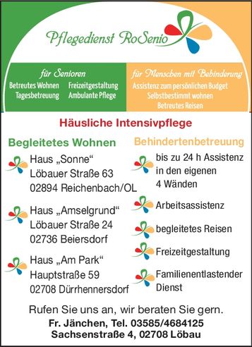 Pflegedienst Rosenio