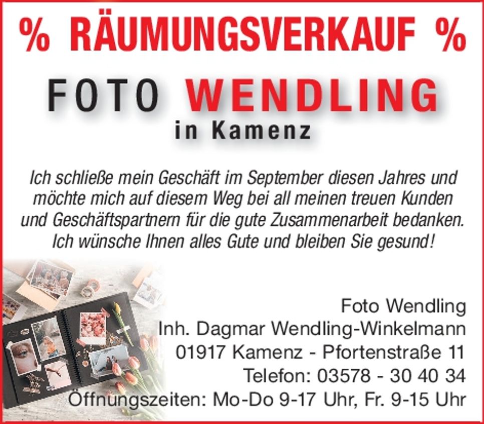 Räumungsverkauf