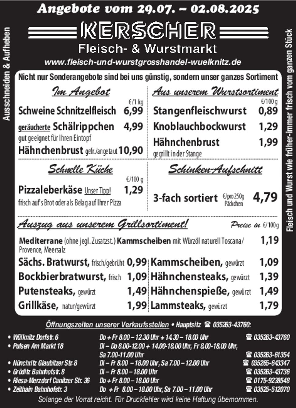 Fleisch- & Wurstmarkt