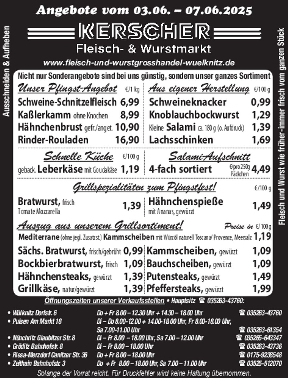 Fleisch- & Wurstmarkt