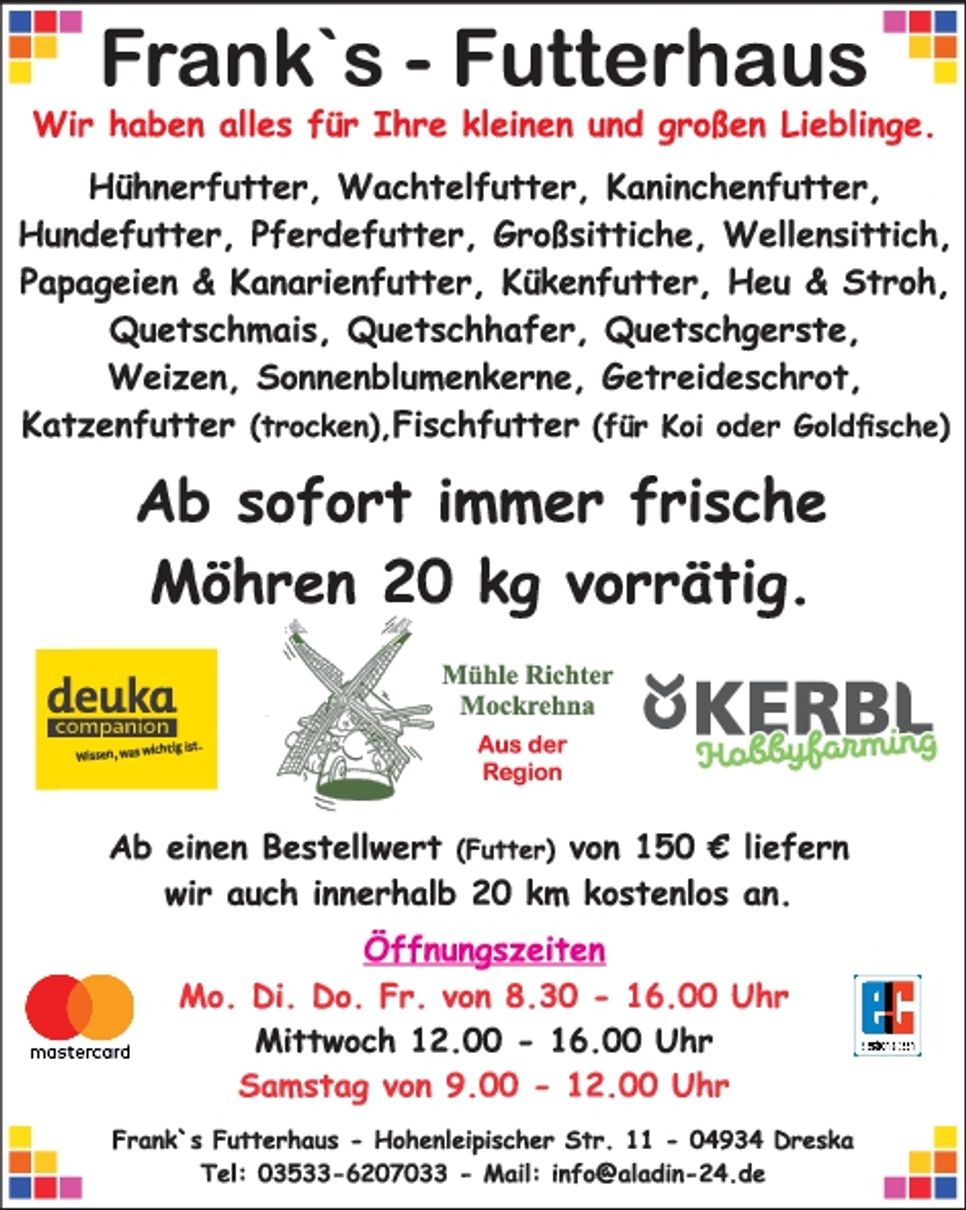 Trendstyle - TS Anzeige - Futterhaus