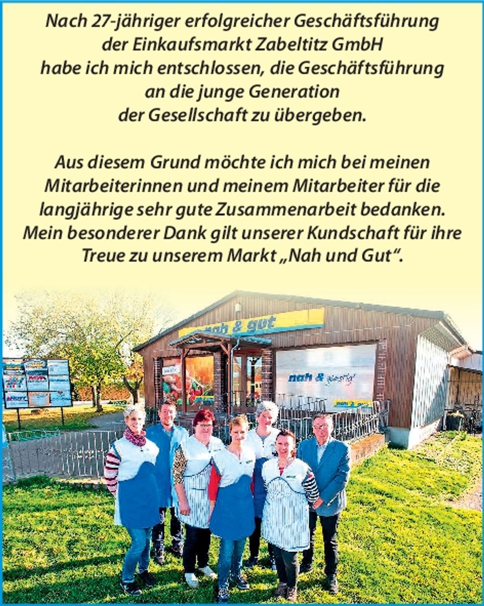 Dankeschön an Kunden und Mitarbeiter