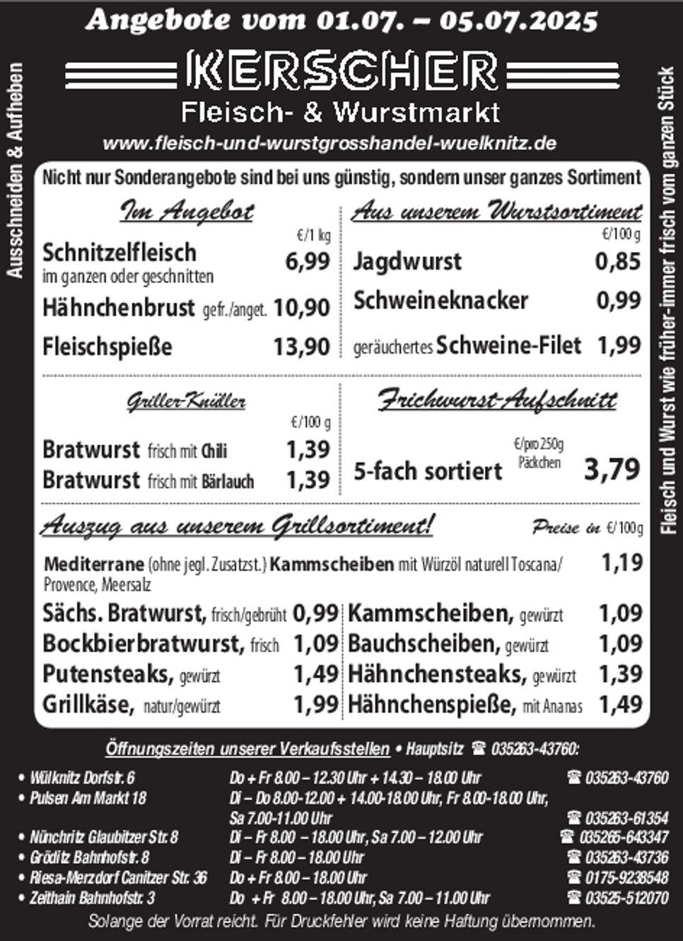 Fleisch- & Wurstmarkt