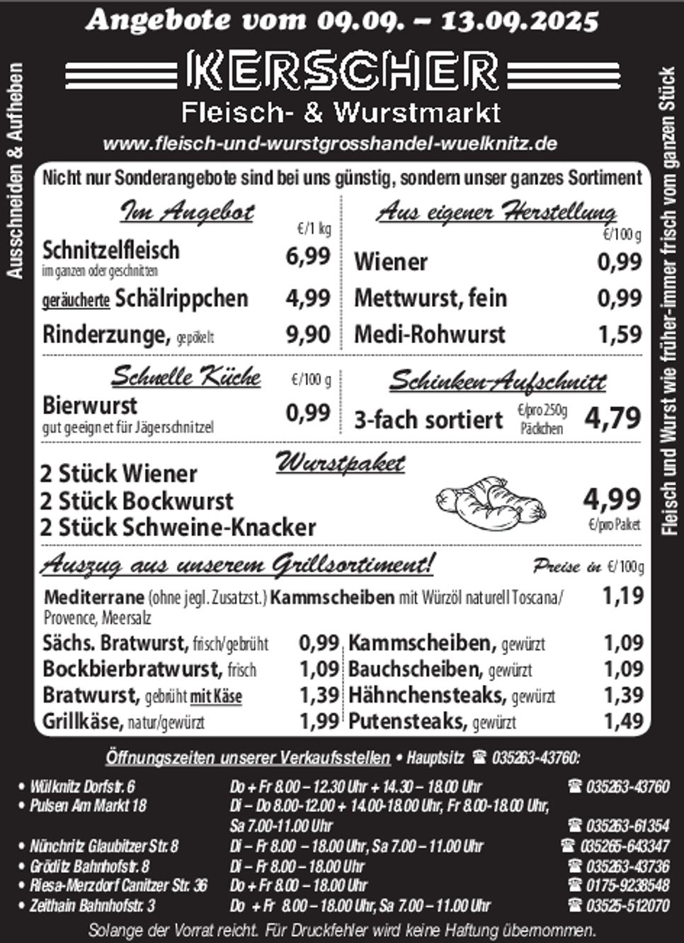 Fleisch- & Wurstmarkt