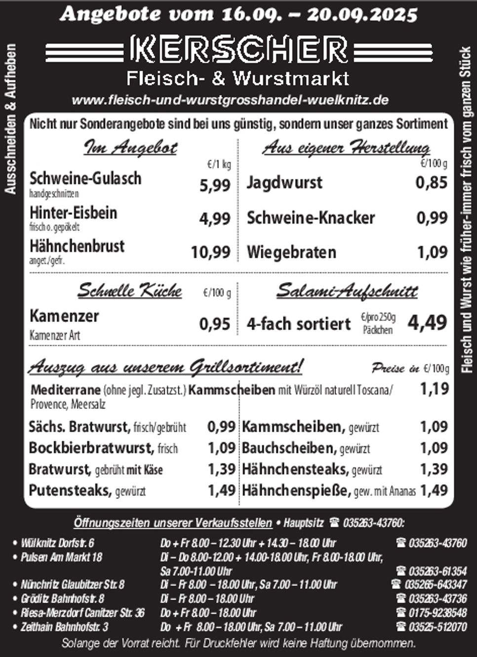 Fleisch- & Wurstmarkt