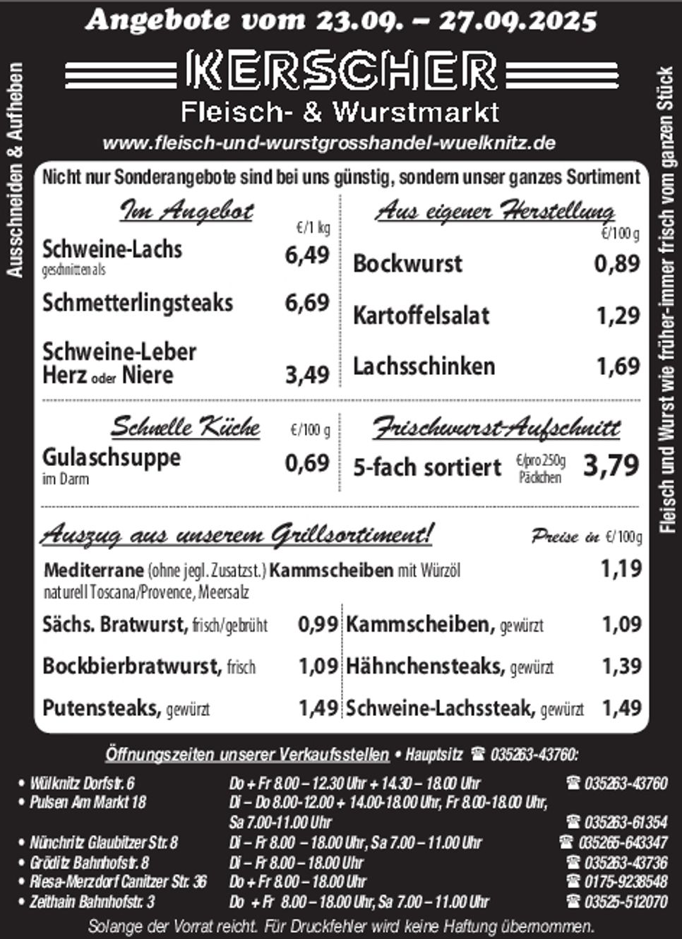 Fleisch- & Wurstmarkt