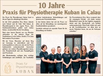 10 Jahre Praxis Kuban