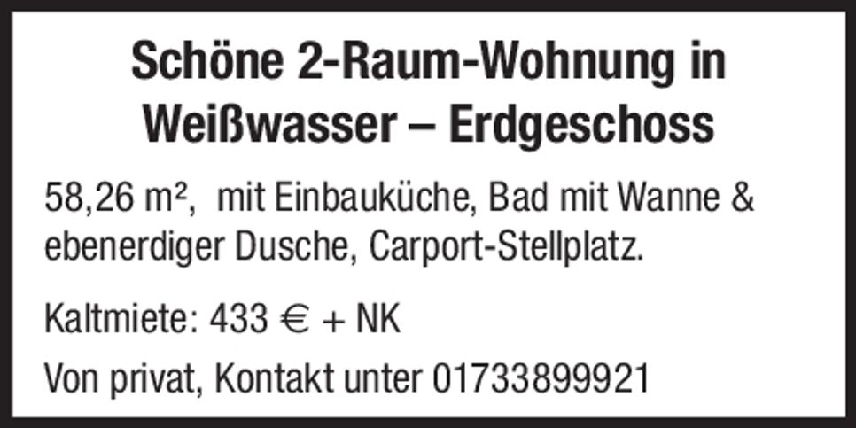 2-Zimmerwohnung Helmreich