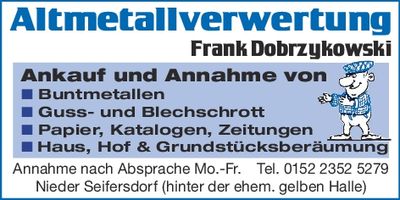 Altmetallverwertung