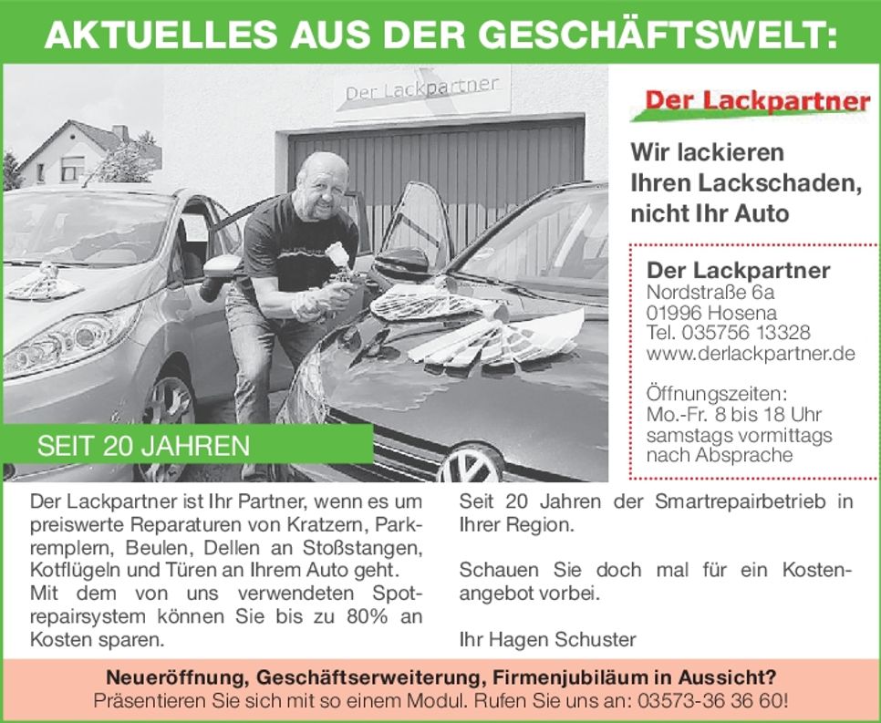 Seit 20 Jahren
